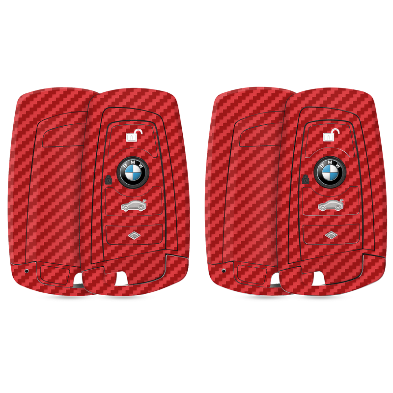 Carbon Fibre Red Key-1 + Key-2