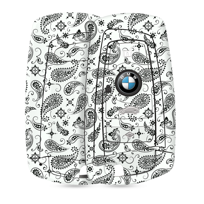 White Paisley Key-1