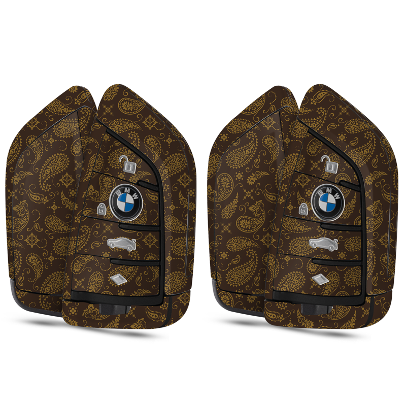 Brown Paisley Key-1 + Key-2