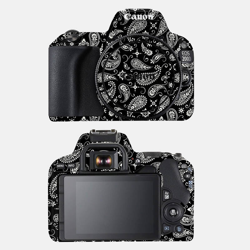 Black Paisley Full Body