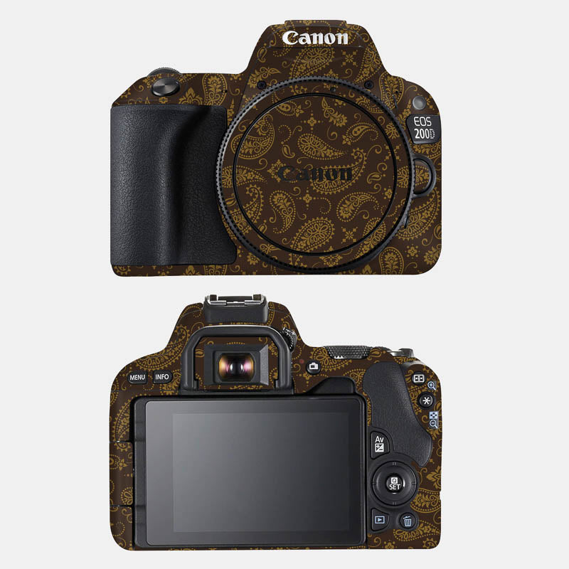 Brown Paisley Full Body