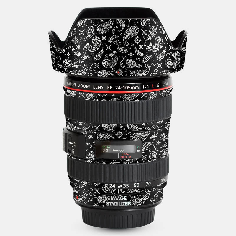 Black Paisley Full Body