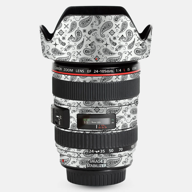 White Paisley Full Body