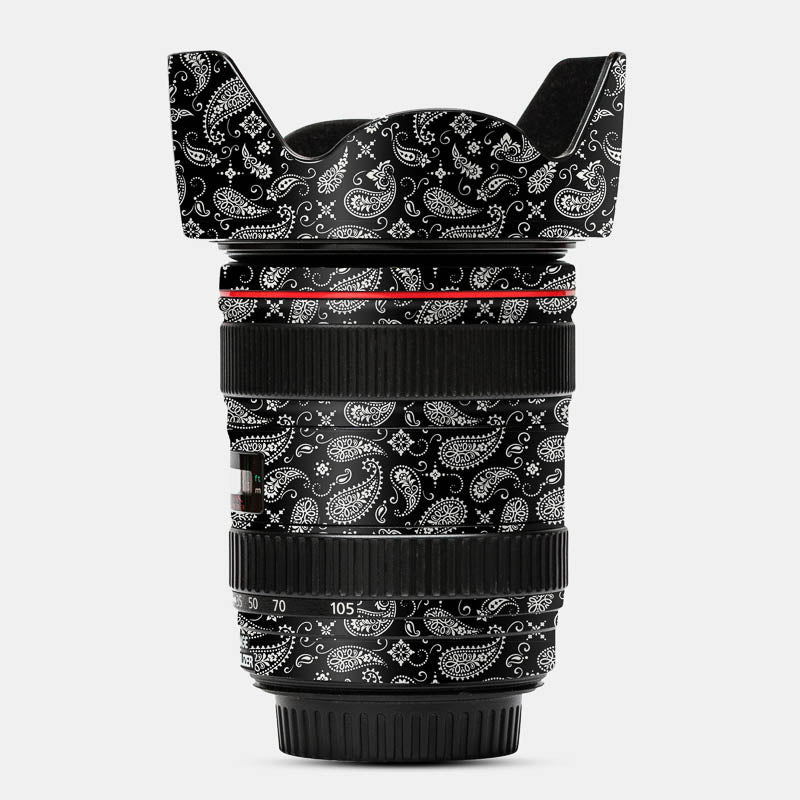 Black Paisley Full Body