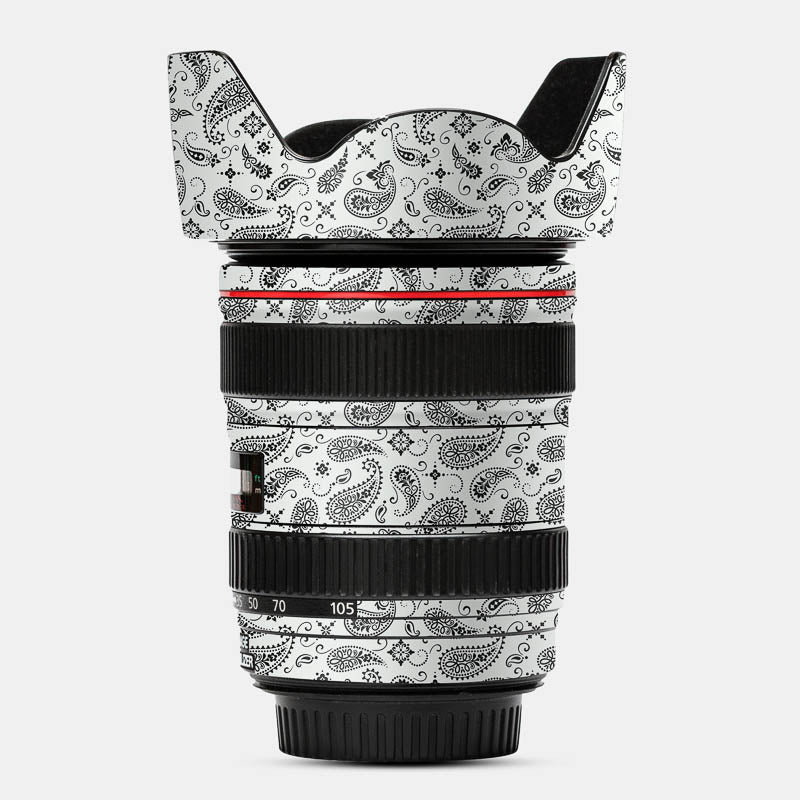 White Paisley Full Body