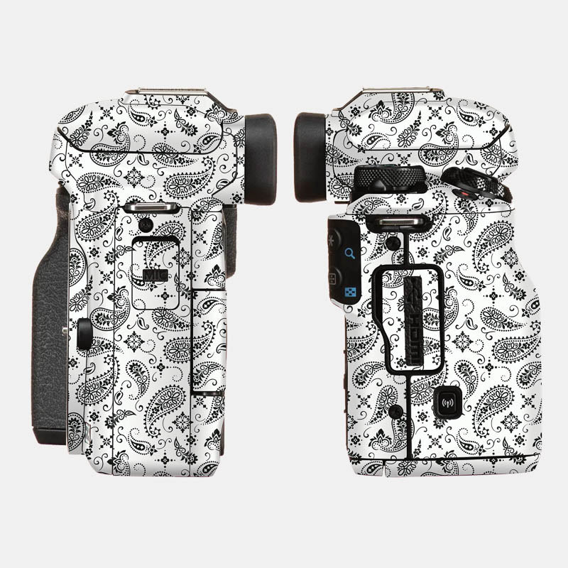 White Paisley Full Body