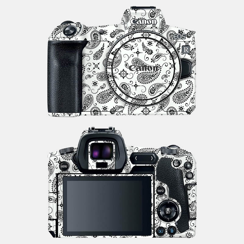 White Paisley Full Body