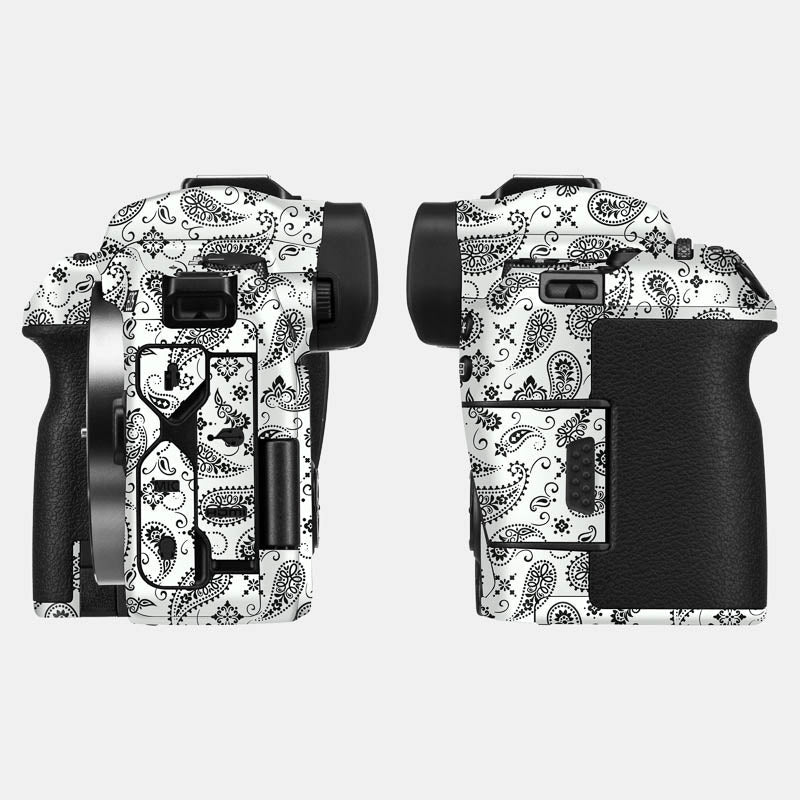 White Paisley Full Body