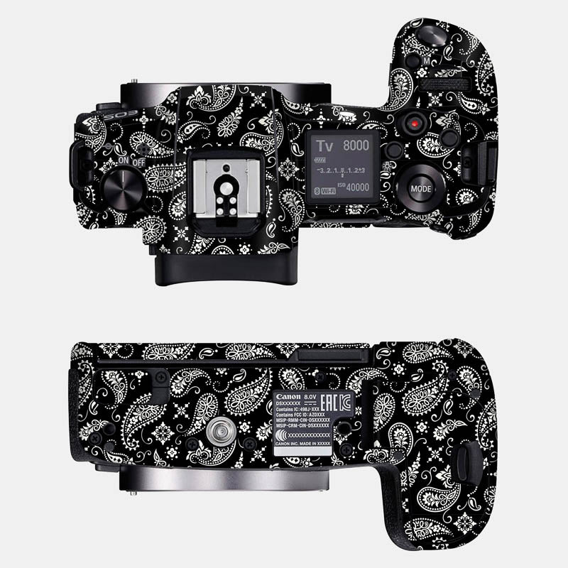 Black Paisley Full Body
