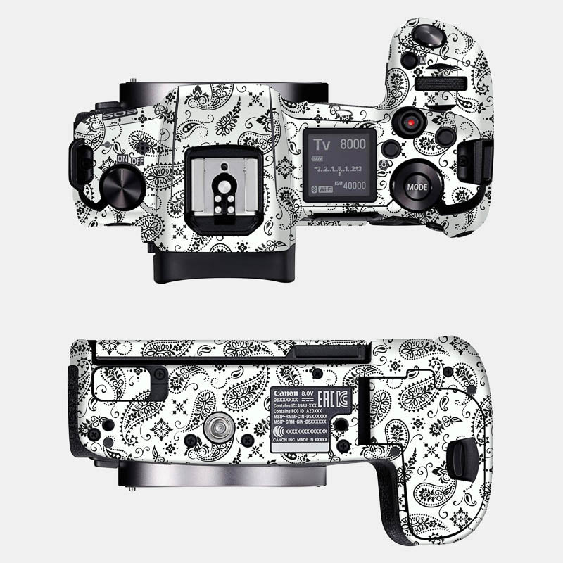 White Paisley Full Body