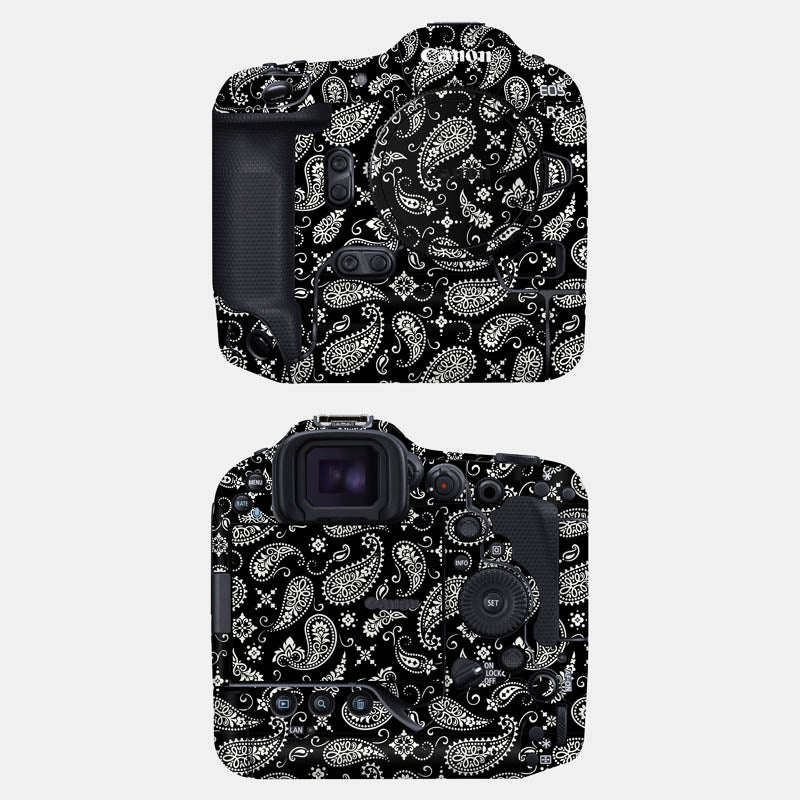 Black Paisley Full Body