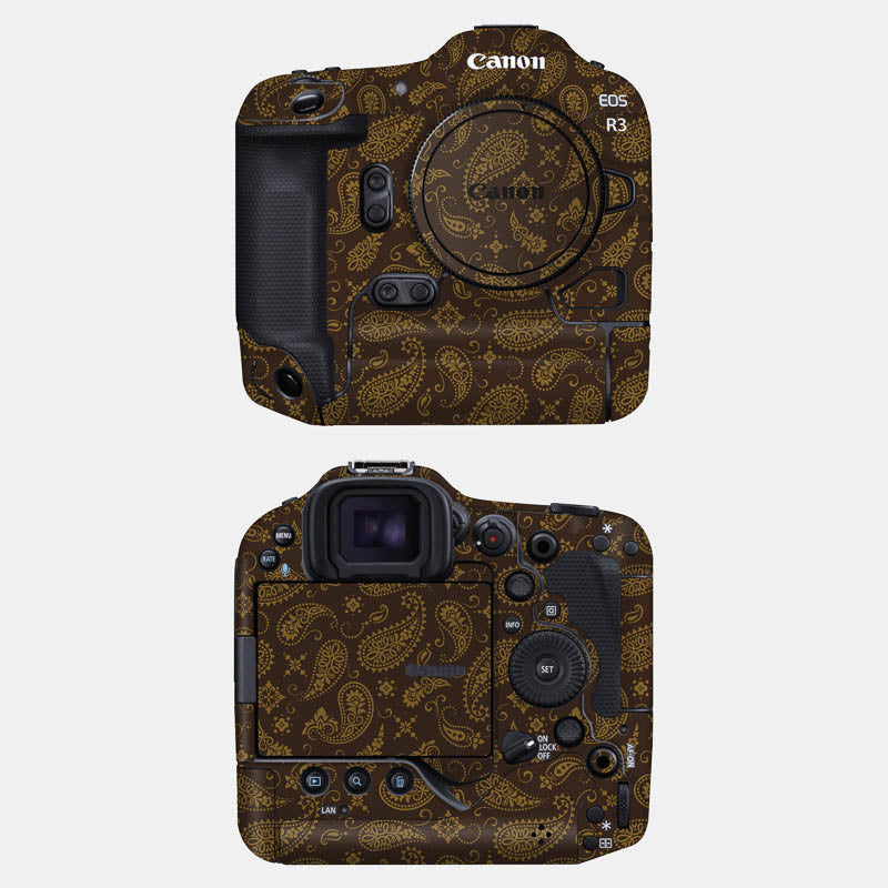 Brown Paisley Full Body