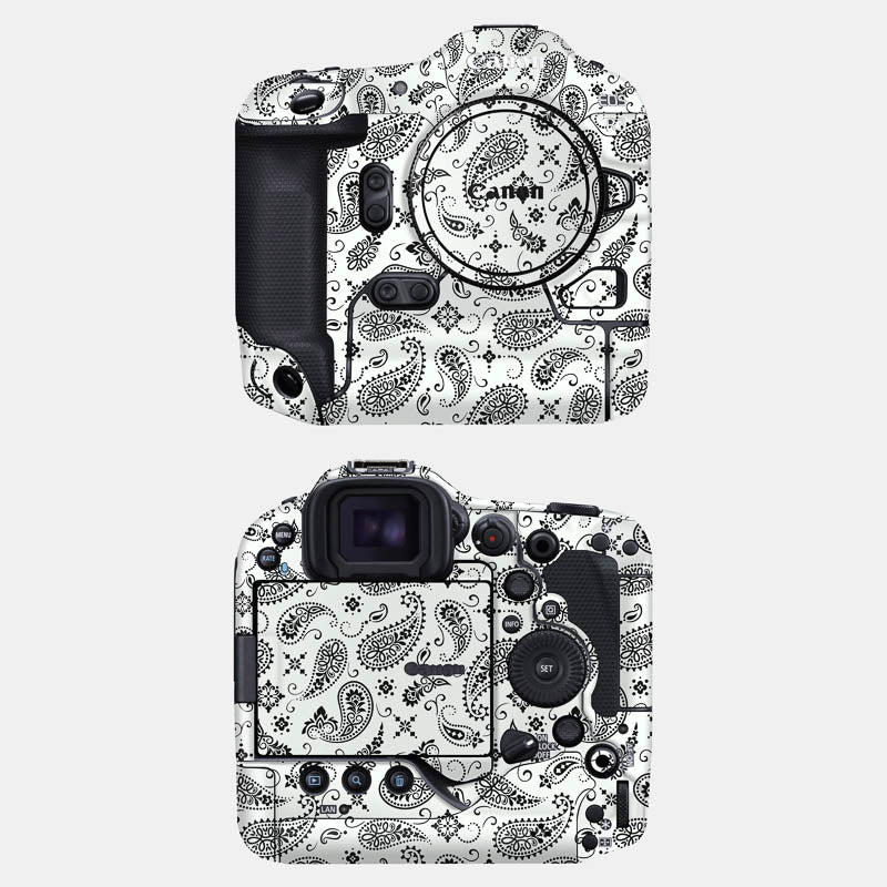 White Paisley Full Body