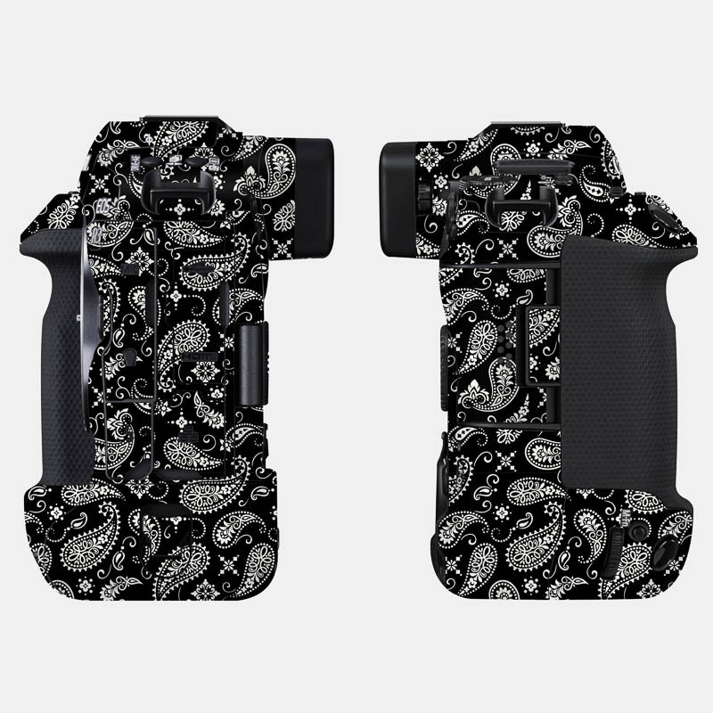 Black Paisley Full Body