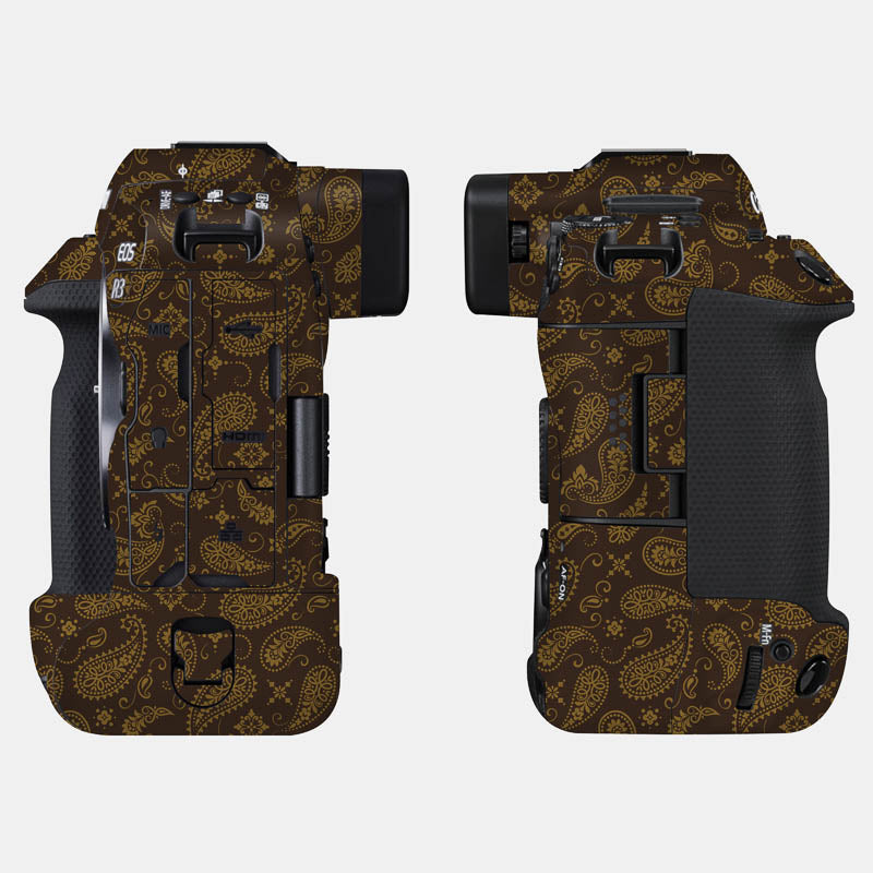 Brown Paisley Full Body