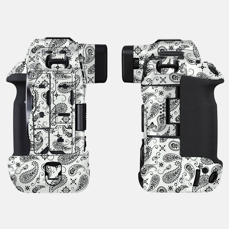 White Paisley Full Body