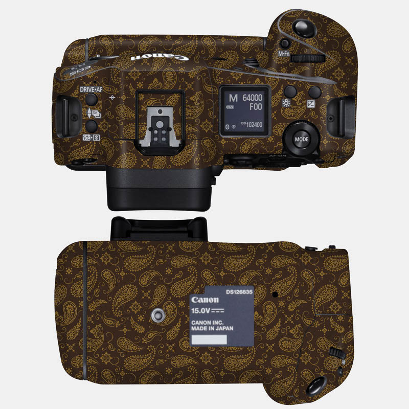 Brown Paisley Full Body