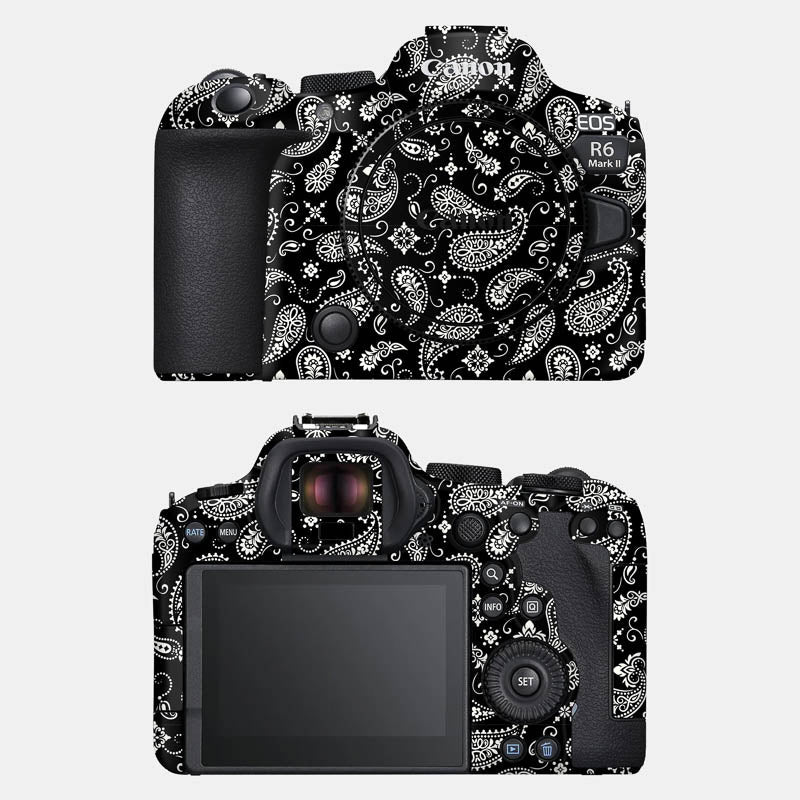 Black Paisley Full Body