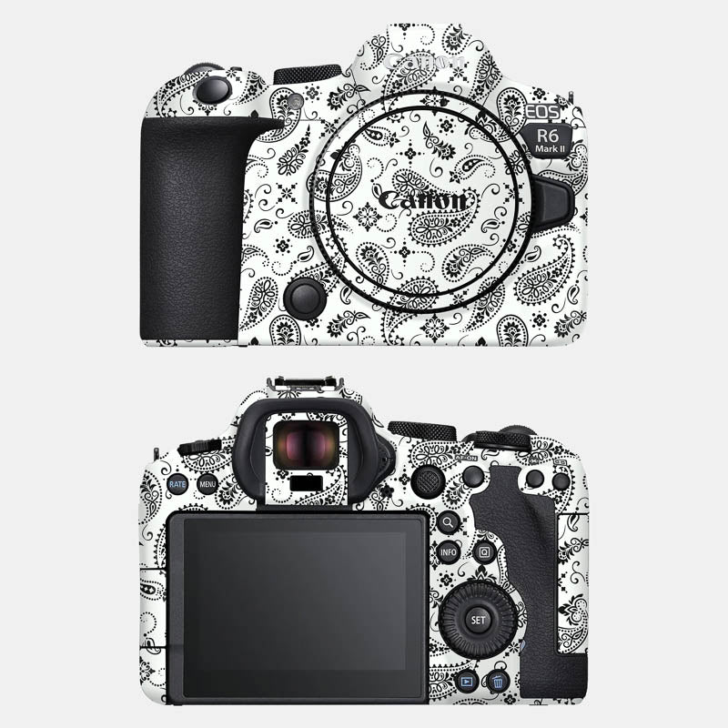 White Paisley Full Body