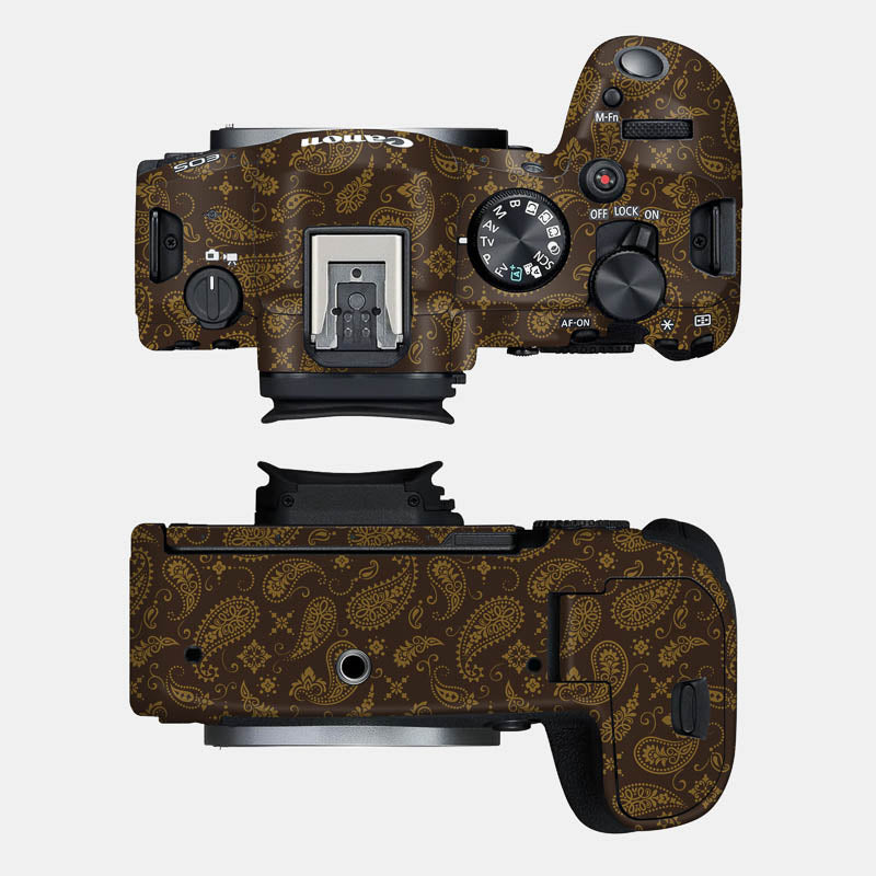 Brown Paisley Full Body