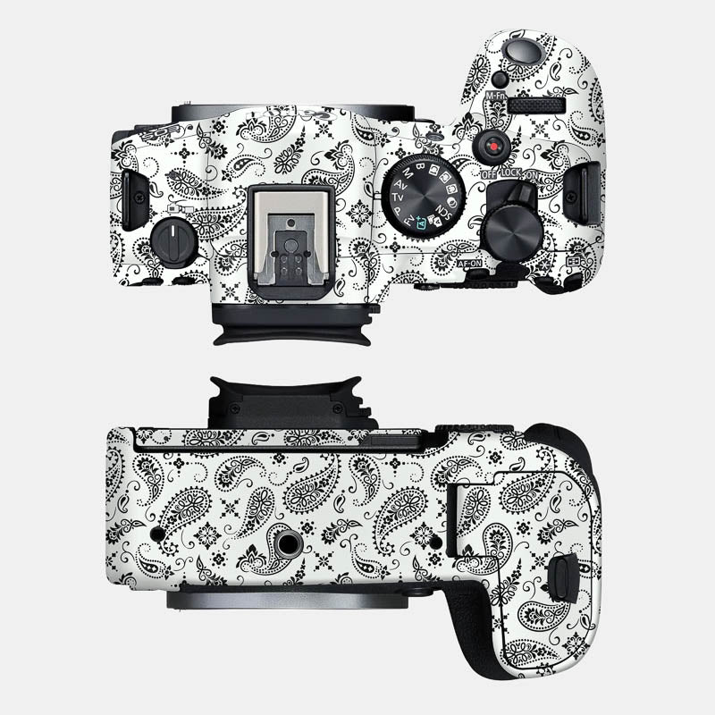 White Paisley Full Body