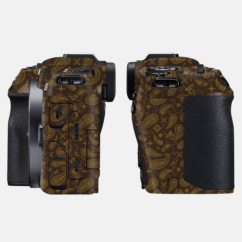 Brown Paisley Full Body