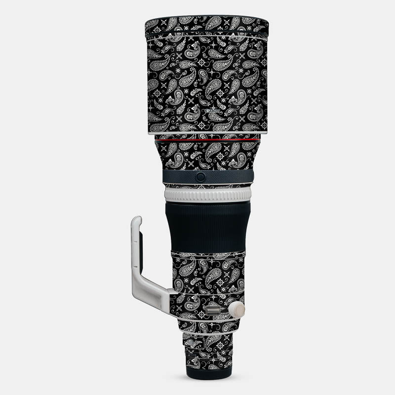 Black Paisley Full Body