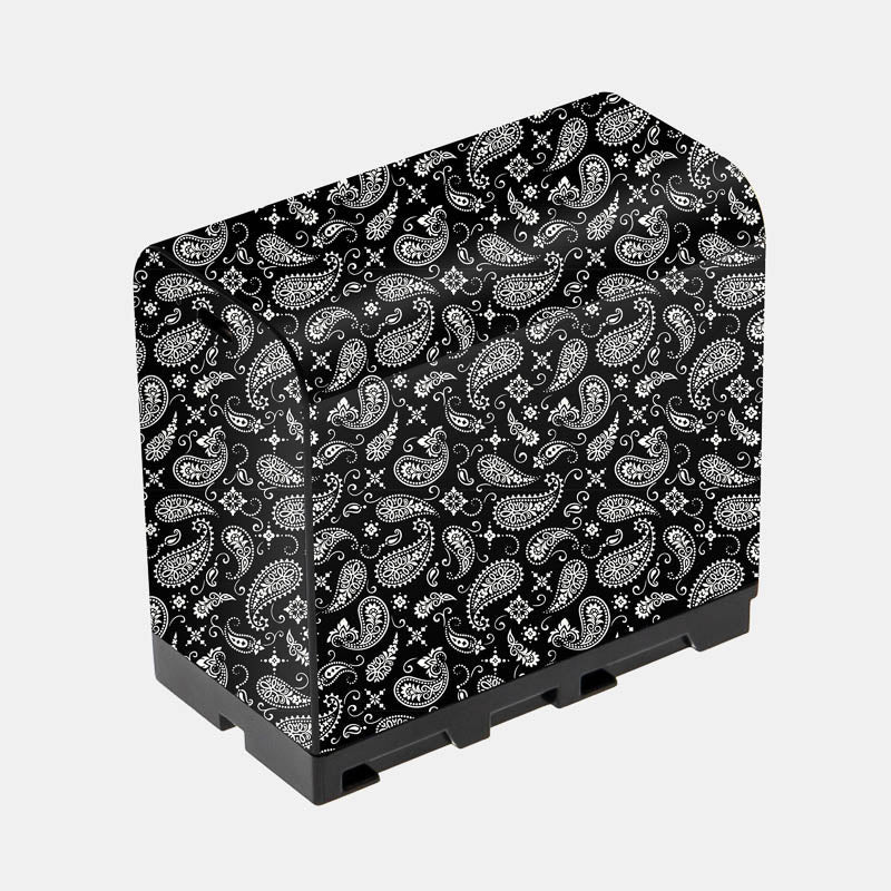 Black Paisley Full Body