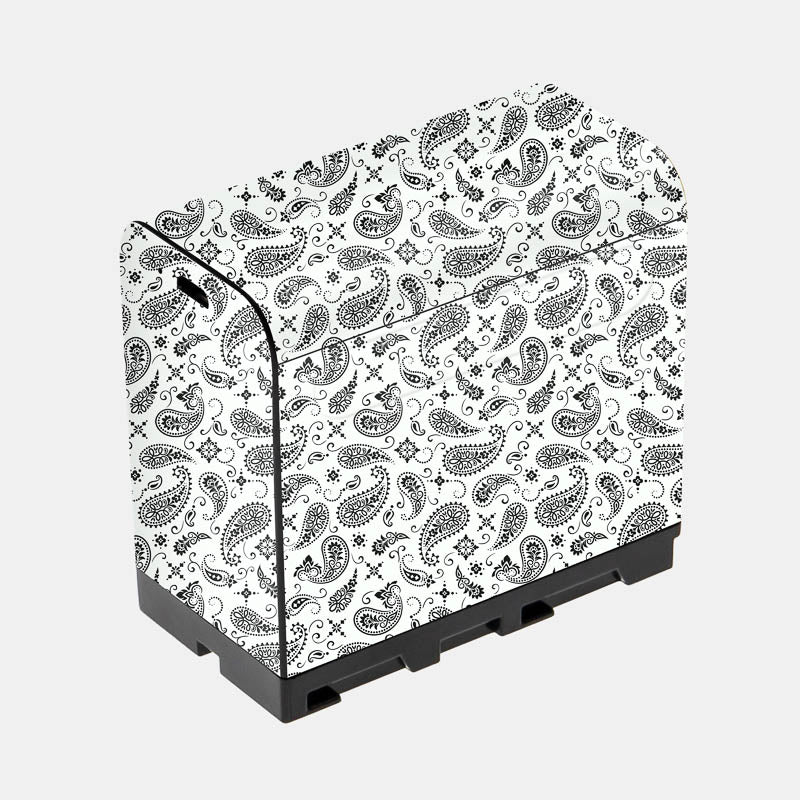 White Paisley Full Body