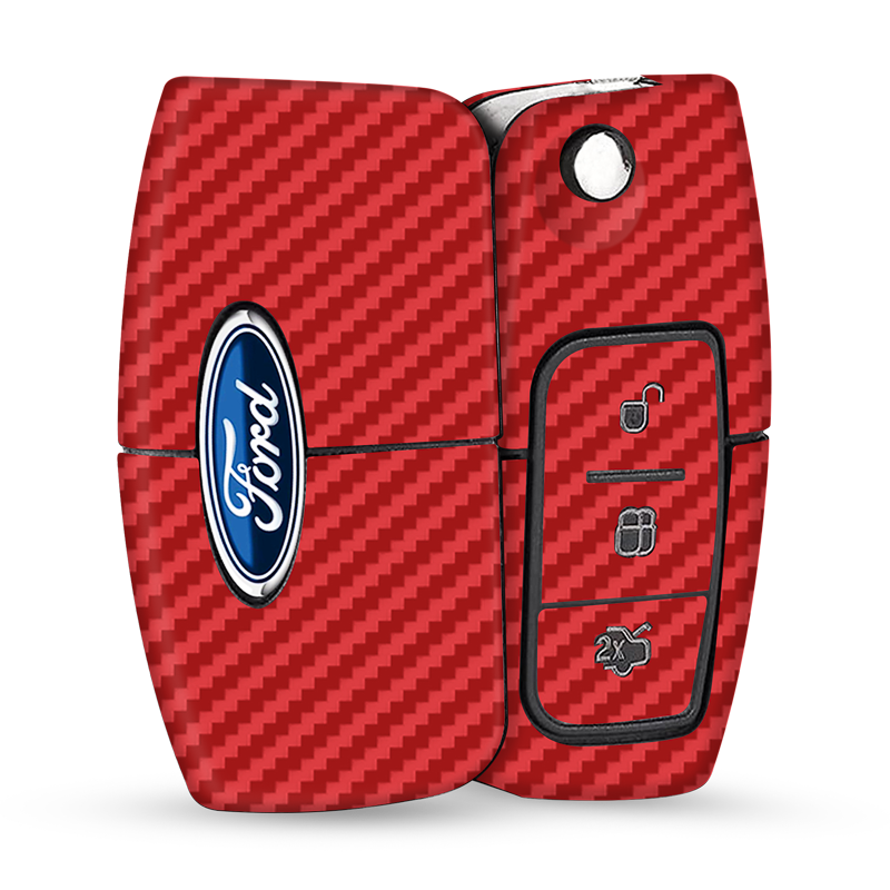 Carbon Fibre Red Key-1