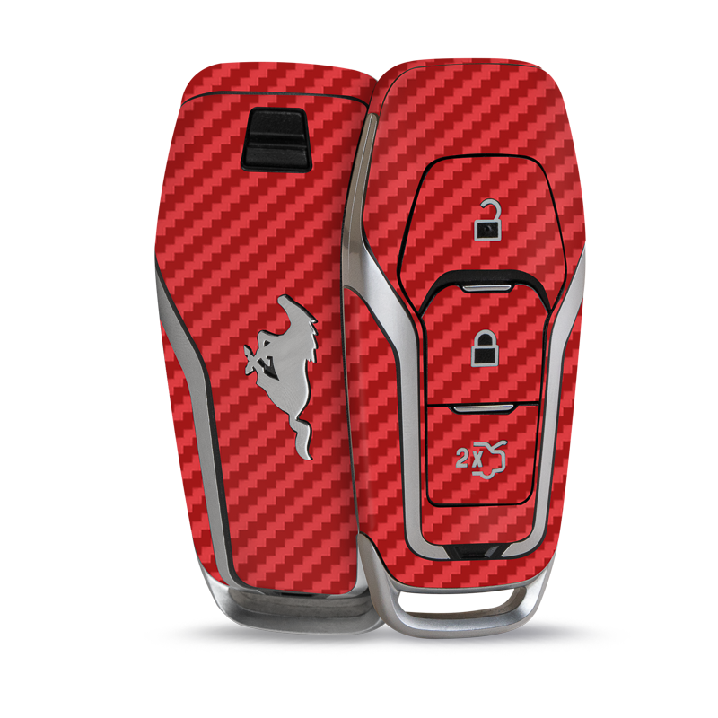 Carbon Fibre Red Key-1