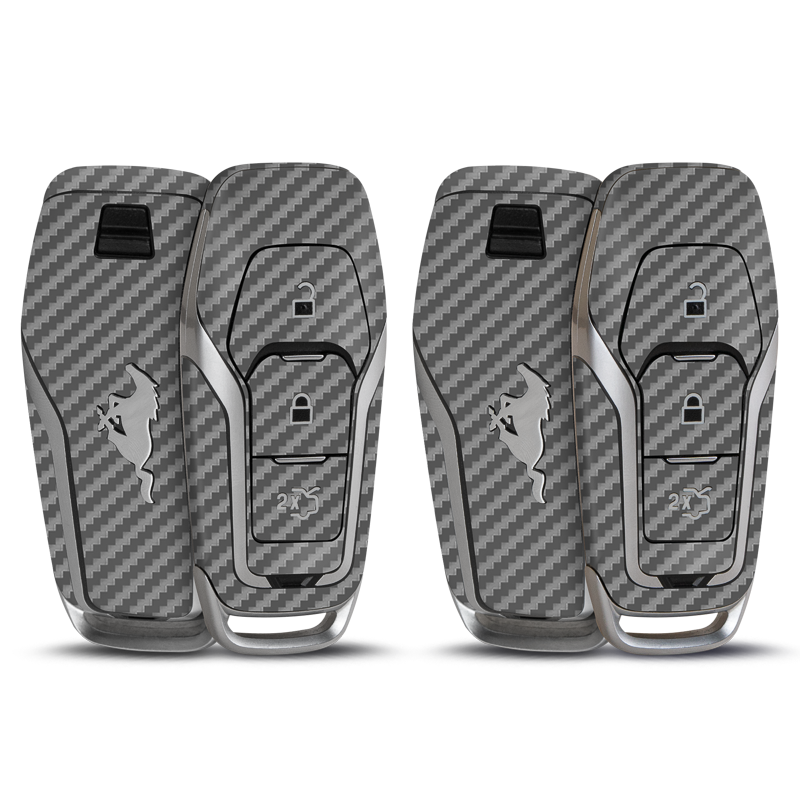 Carbon Fibre Grey Key-1 + Key-2