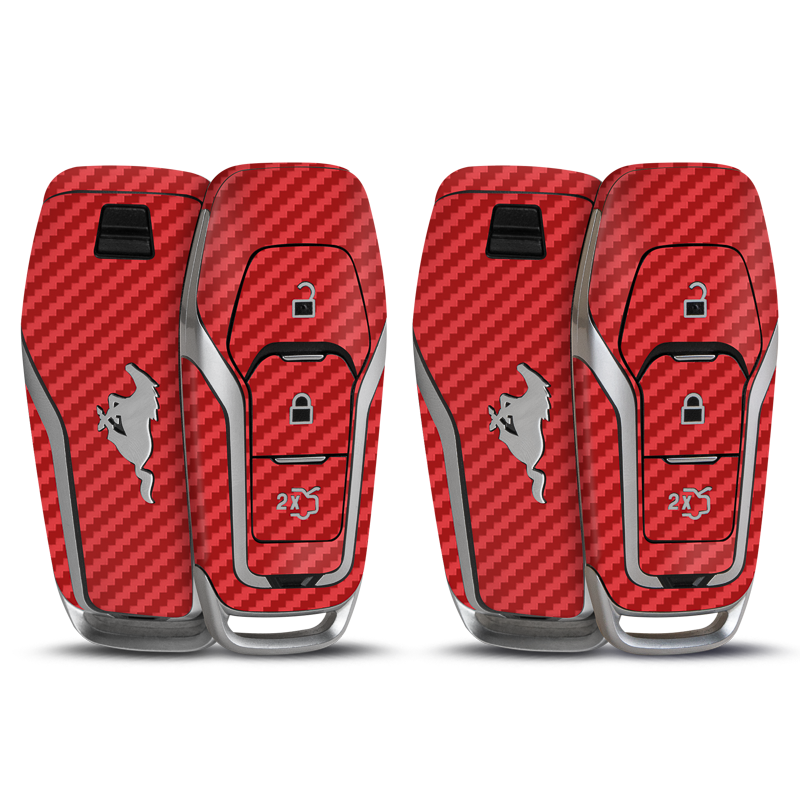 Carbon Fibre Red Key-1 + Key-2
