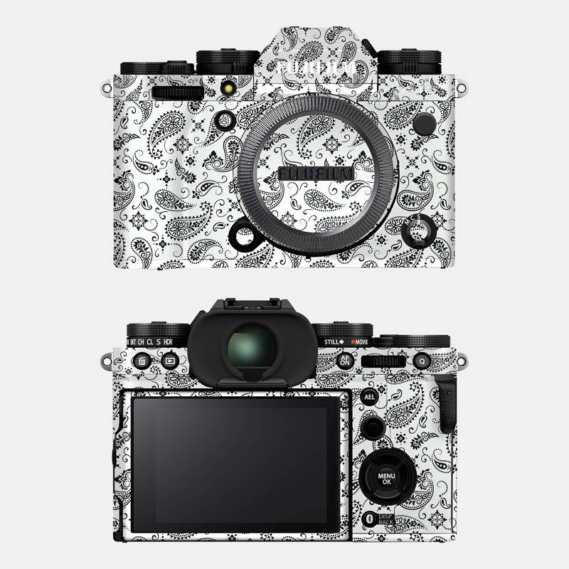 White Paisley Full Body