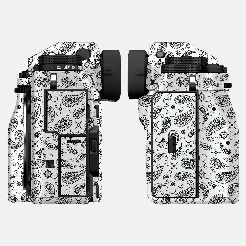 White Paisley Full Body