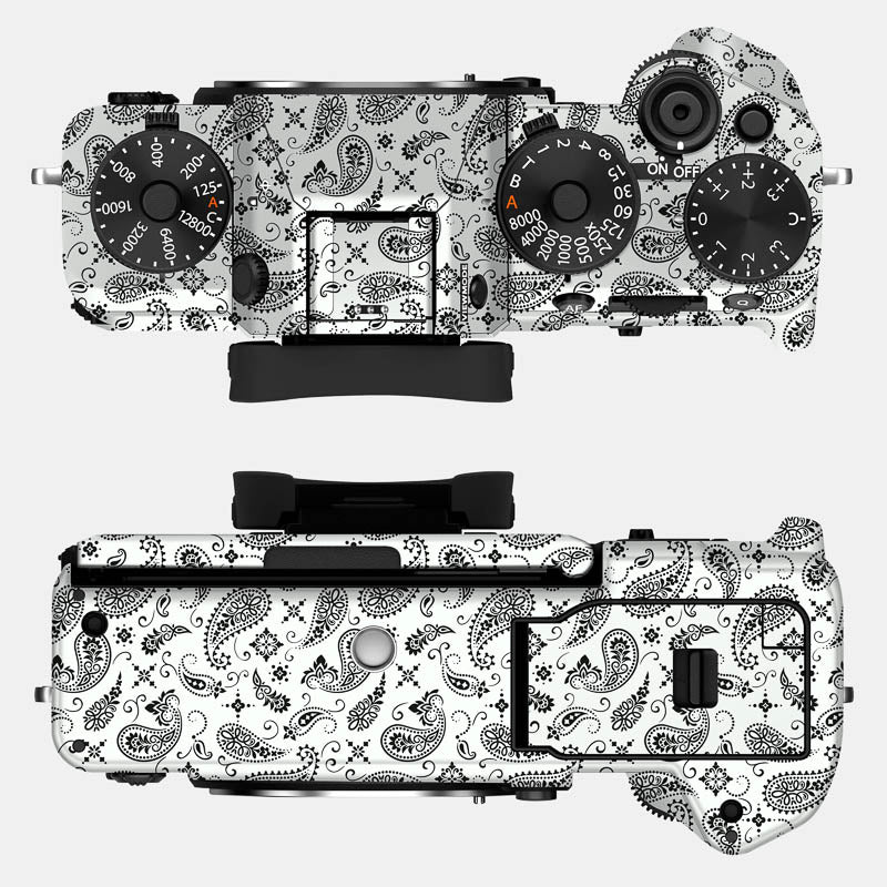 White Paisley Full Body