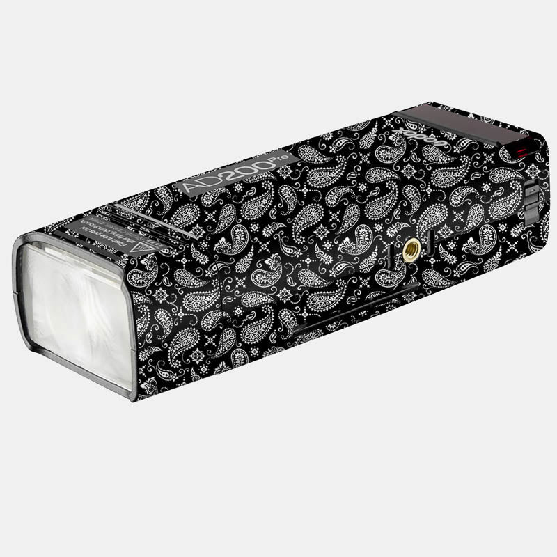 Black Paisley Full Body