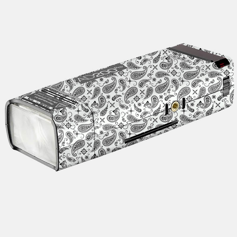 White Paisley Full Body