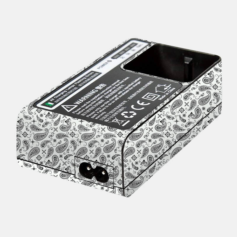 White Paisley Full Body