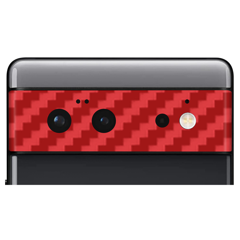 Carbon Fibre Red Pack of 2