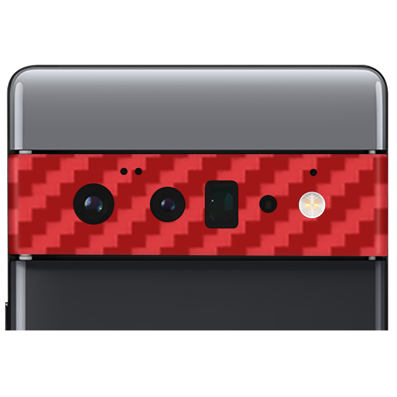 Carbon Fibre Red Pack of 2