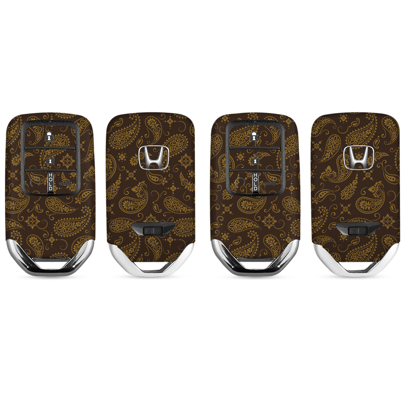 Brown Paisley Key-1 + Key-2