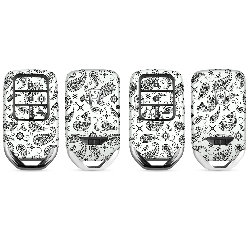 White Paisley Key-1 + Key-2