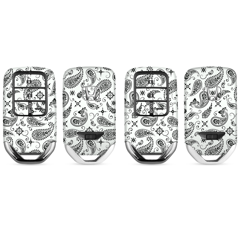 White Paisley Key-1 + Key-2