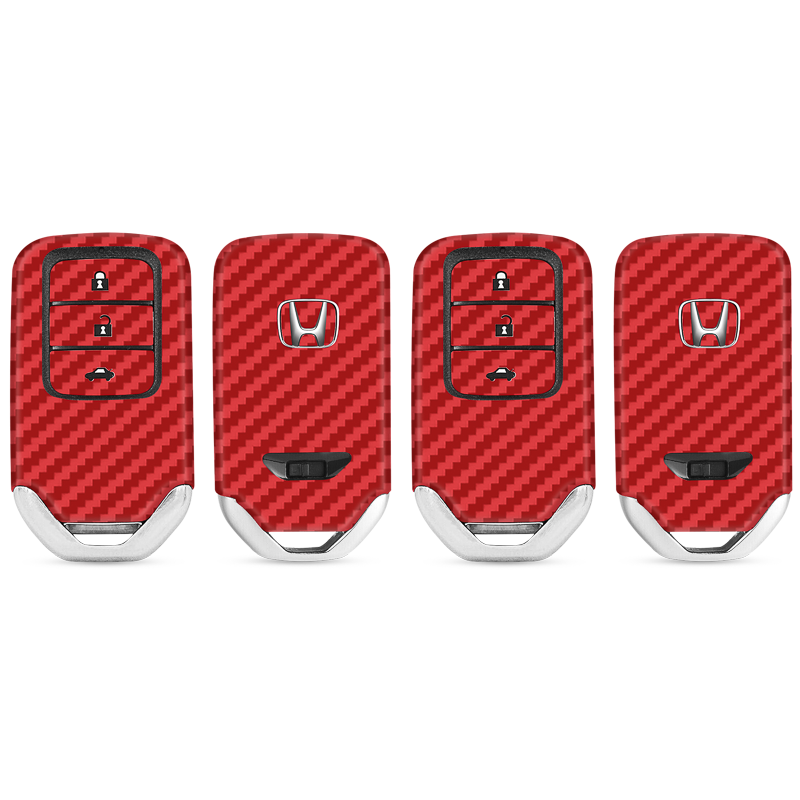 Carbon Fibre Red Key-1 + Key-2