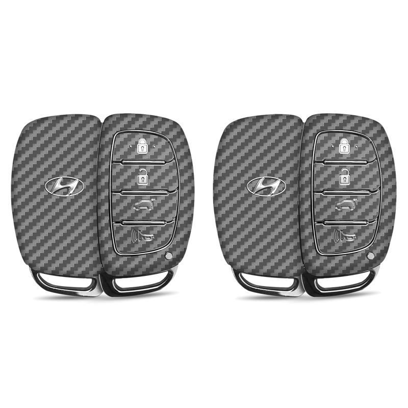 Carbon Fibre Grey Key-1 + Key-2