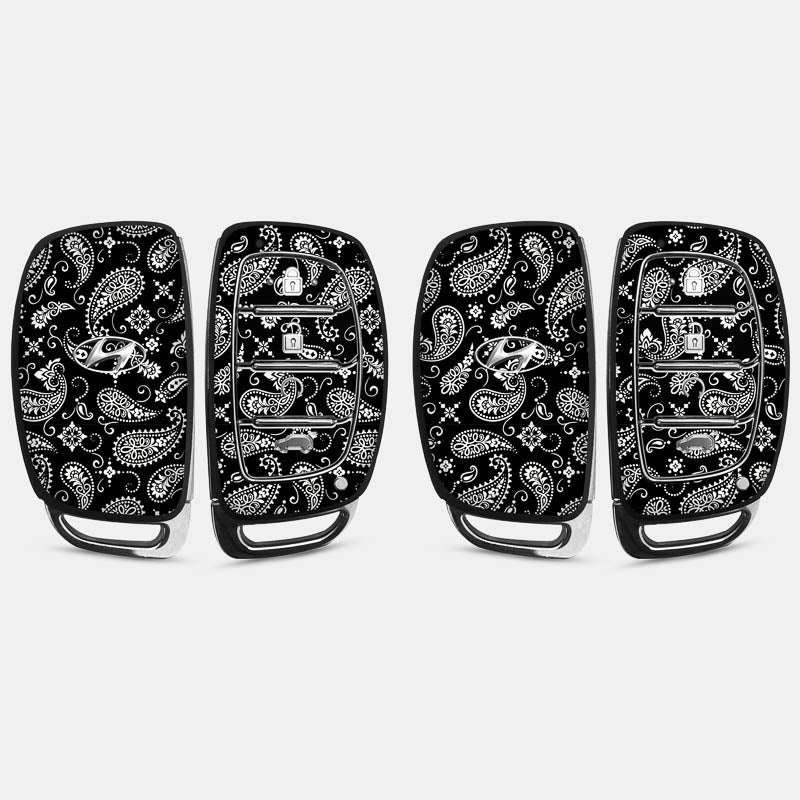 Black Paisley Key-1 + Key-2