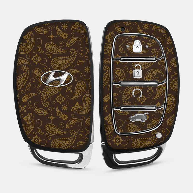 Brown Paisley Key-1