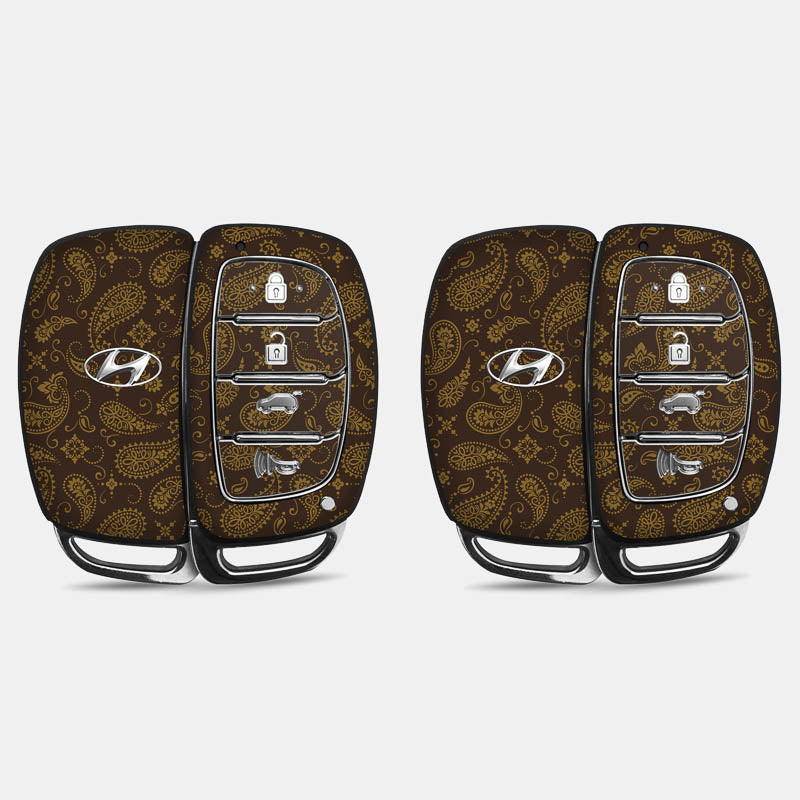 Brown Paisley Key-1 + Key-2