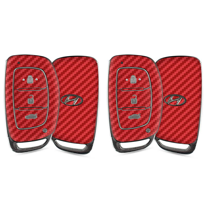Carbon Fibre Red Key-1 + Key-2